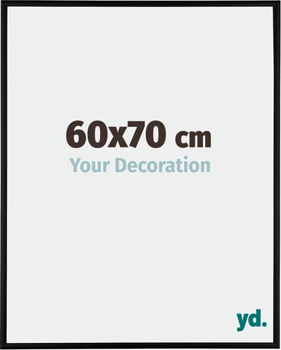 Your Decoration - Fotolijst 60x70 cm - Aluminium - Zwart Mat - Kent