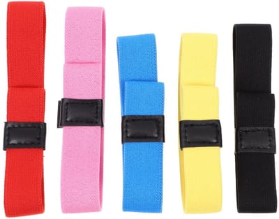 Dailygoods- Lunchbox-elastieken 5 Stuks - Bento-lunchbox-riem - Bevestigingsriemen - Afdichtbanden - Slijtvast Polyester - Verstelbaar Ontwerp - Bento-band