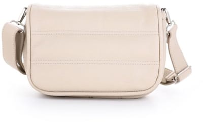 Schoudertasje/Crossbody Beige - Kunstleer