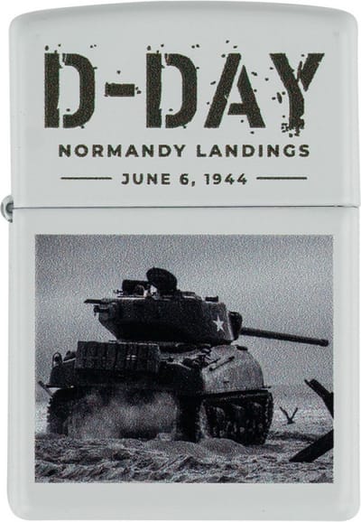 Zippo D-Day Sherman tank