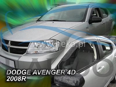 Dodge Avenger donkere zijwindschermen tbv 4 deurs model bouwjaar VANAF 2007-2014 set a 4 stuks tbv voor & achterportieren L+R
