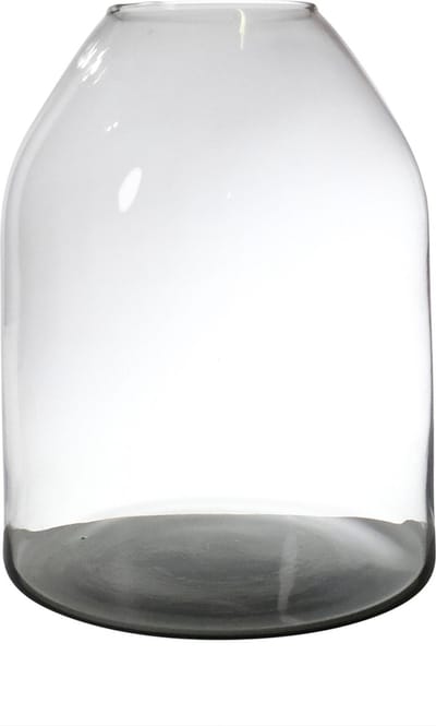 Hakbijl Glass Bloemenvaas Barcelona - transparant - eco glas - 19 x 25 cm
