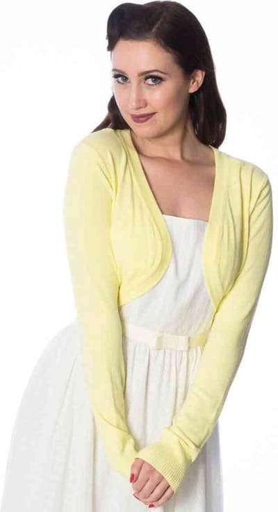 Dancing Days - Flickers Bolero - S - Geel