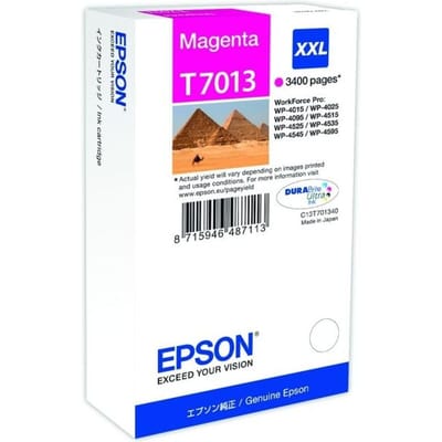 Epson T7013 inktcartridge magenta extra hoge capaciteit (origineel)