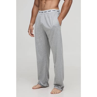 MAN Loungewear Straight Leg Jogger | Grey Marl | Size Small