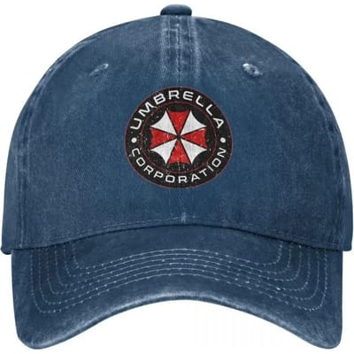 Game Paraplu's Bedrijfslogo Baseballpet Resident Evil Unisex Tieners Hip Hop Papa Petten Casual Tennis Skate Snapback Pet Adjustable gray
