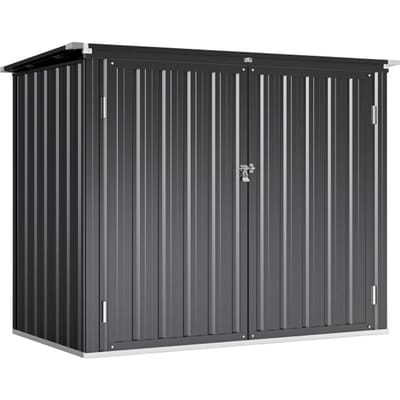 4goodz Gegalvaniseerd Stalen Containerombouw - Afvalbak kliko ombouw voor 2 containers