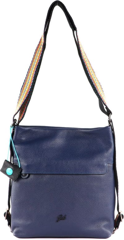 Gabs Leren Schoudertas Clarissa TG Shoulderbag Inchiostro Blu Donkerblauw