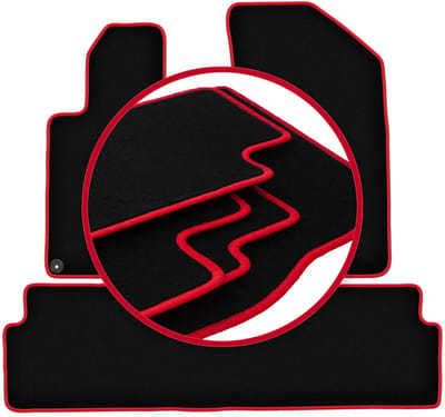 CARLUX-RED automatten voor: Peugeot 508 RXH achter compleet (2010-2018)