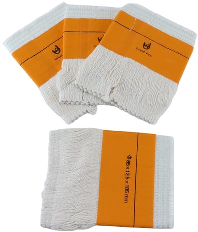 Dailygoods - Verpakking van 4 lonten voor petroleumkachels voor gebruik binnenshuis, lont voor petroleumkachel, petroleumkachel (85 x 2,5 x 185 mm)