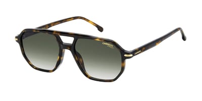 Carrera CARRERA 341/S HAVANA GOLD/GREY GREEN SHADED 54/17/145 Herrenbrillen Zonnebrillen