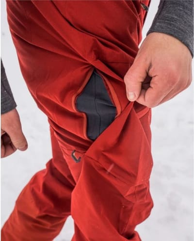 Husky skibroek voor heren Gilep M Stretch 15.000 membraan - Donker Oranje
