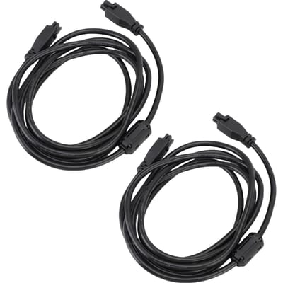 2 STuks 3D Printer CFS Verlengsnoer Geschikt voor K2 Plus 2m Lengte 6 Pin 24AWG Koperen Kern Verlengsnoer met Magneet black