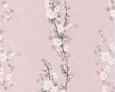 ROSE BLOEMEN VLIES BEHANG 953234