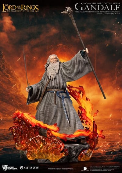 Beast Kingdom Toys Lord of the Rings Master Craft Statue Gandalf 58 cm Beeld