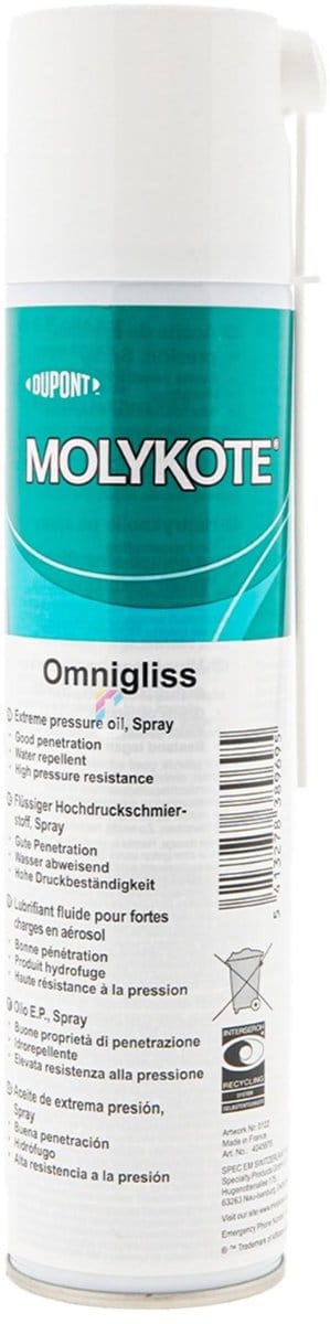 MOLYKOTE Omnigliss Smeermiddel spuitbus 400ml