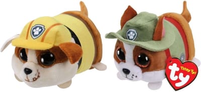 Ty - Knuffel - Teeny Paw Patrol - Rubble & Tracker