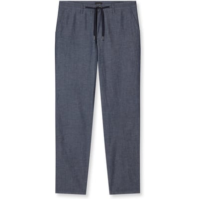 OLYMP Chino, Tapered Fit, Nachtblauw
