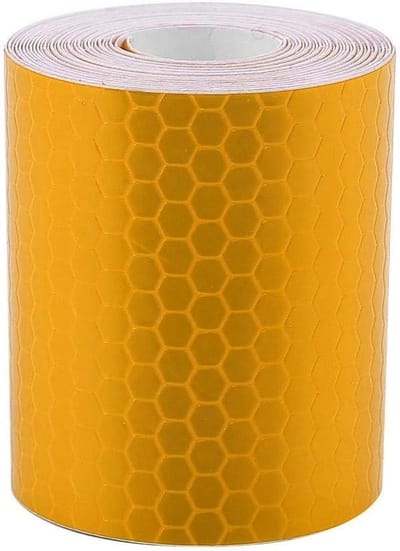 Reflecterende Tape Sticker 5cm x 3m - Veiligheids Zelfklevende Reflecterende Tape voor Fiets en Auto, Ideaal voor Waarschuwingslichten en Veiligheidssignalering