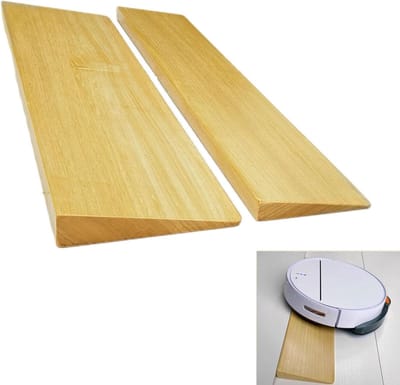 Drempelhelling Hout - Oprijplaat - Drempels Overbruggen - Draagkracht 300kg - 50x10x2 cm