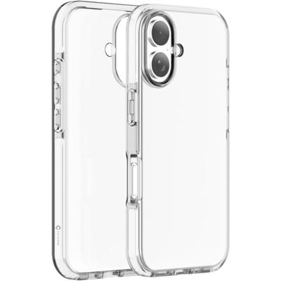 Coverzs Shockproof hoesje geschikt voor iPhone 16 - Shock hoesje - Bescherming tegen krassen & stoten