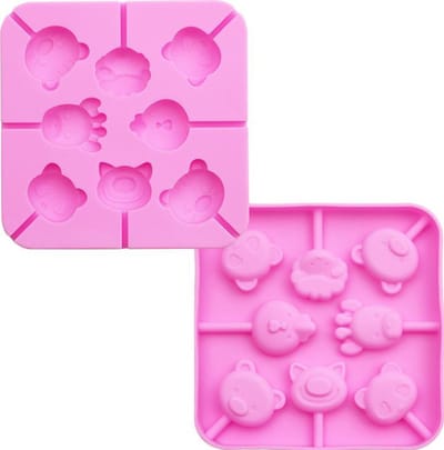 ProductGoods - Siliconen Paasthema2 Bakvorm - 8 Stuks - Pasen - Bakvormen - Siliconen bakvormen