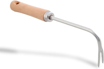 Dailygoods- Onkruidsteker Duurzaam - Tuingereedschap - Roestvrij Staal - V-ontwerp - Efficiënt Onkruid Verwijderen - Ideaal voor Wortelverwijdering - Onkruidverwijderaar