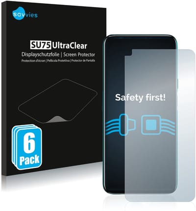 Savvies - Screenprotector voor Hafury GT20 - Folie Beschermfolie transparant 6 Stuks