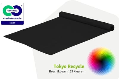 GJ Floors - Budget loper Tokyo Recycle | Zwart - Breedte x Lengte: 1 meter / 3 meter