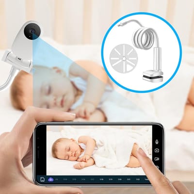 Babymonitor Standaard - Babycamera Houder - Baby in de gaten houden - Flexibele lange arm