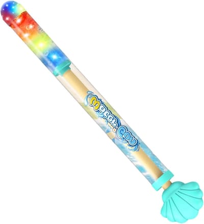 Waterspeelgoed - Waterpistool - Zomerpret - Met LED licht - 36 cm - Cyaan Blauw