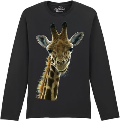 Giraffe Beauty The Coloured House Longsleeve T-shirt XXL