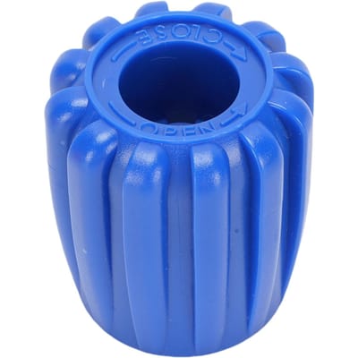 Bouton de valve de bouteille de plongée Court ABS Acier Inoxydable Bouton de valve de bouteille de plongée pour la plongée sous-marine Blue blue