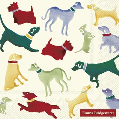 IHR Emma Bridgewater - Servetten - Lunch servetten - 33x33cm - Polka Dogs