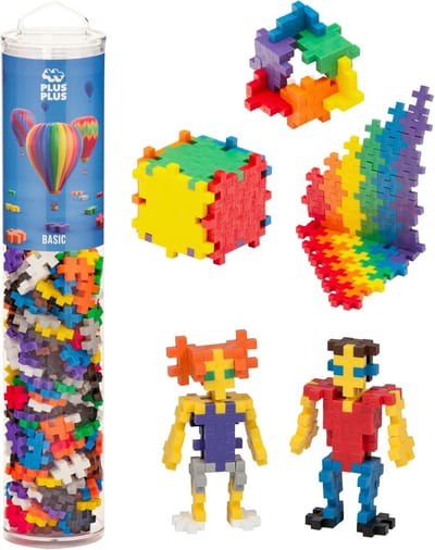 Plus-Plus Tube Basic 240 delige bouwset - 4185 - Bouwspeelgoed - Constructiespeelgoed - Set met bouwstenen - Vanaf 5 jaar