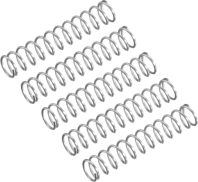 5 Stuks Compressieve Veertjes RVS 304 - 3mm Buitendiameter - 15mm Lengte