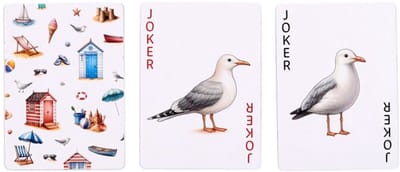 Strand & Kust Speelkaarten – Vakantie Thema – 54 Kaarten – Pokerformaat – Uniek Cadeau