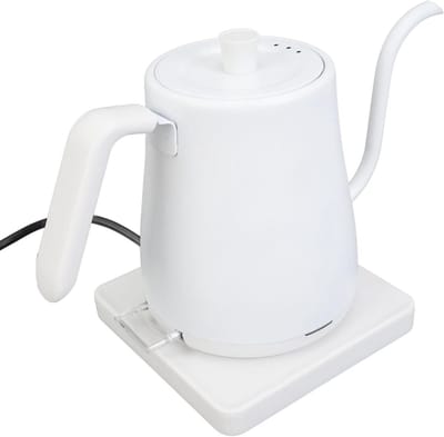 Elektrisch Gietketel - Thee Ketel - Koffie Zetten - Precisie Waterstroom - 800 ml - Wit