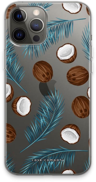 Case Company® - Hoesje geschikt voor iPhone 13 Pro Max hoesje - Kokosnoot - Soft Cover Telefoonhoesje - Bescherming aan alle Kanten en Schermrand