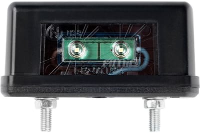 AMiO LED Kentekenverlichting Universeel Opbouw met Boutaansluiting – Nummerplaatlamp Auto Bus Motor 1 stuk