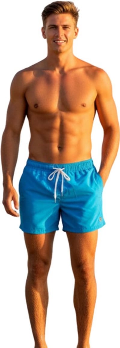 Casual Zwembroek Mannen - Lichtblauw - Short