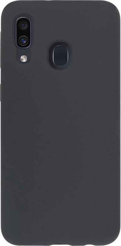 BMAX Siliconen hard case hoesje geschikt voor Samsung Galaxy A40 - Hard Cover - Beschermhoesje - Telefoonhoesje - Hard case - Telefoonbescherming - Antraciet