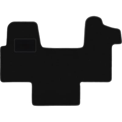 Zwarte veloursmatten voor: Renault Master II bestelbus (2010-)
