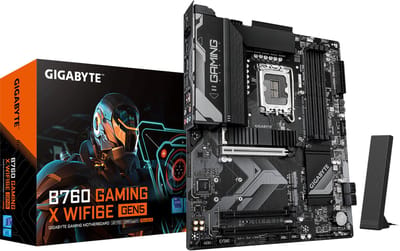 GIGABYTE B760 GAMING X WIFI6E GEN5 Moederbord - Intel B760 - Intel LGA1700 - DDR5 RAM - ATX