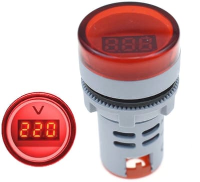 Mini Digitale Voltmeter met LED-display - Spanningsmonitor AC 110V 220V