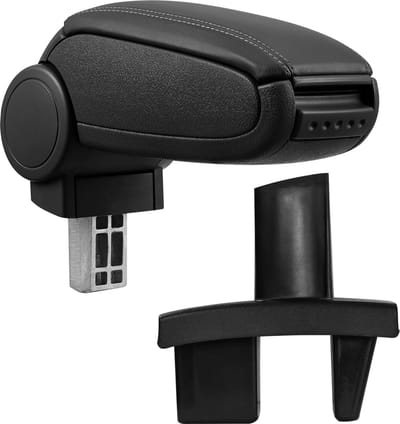 Armsteun-Peugeot 307-06-2001-behalve CC-SW-kunstleer-zwart