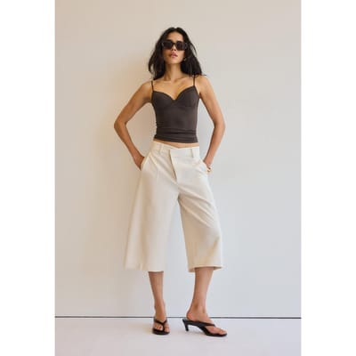 Stradivarius Top in korsetstijl  Bruin XS