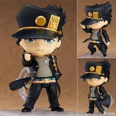 10cm Jojo's Bizarre Adventure Kujo Jotaro 985 Actiefiguur Speelgoed Anime Model Poppetje Bureau Decoratie Auto Ornament Kinder Verjaardagscadeau beige