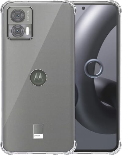 Telefoonhoesje Geschikt voor Motorola Edge 30 Neo Transparant - Shockproof TPU Siliconen Case met Stootrand Doorzichtig - Smartphonica geschikt voor Motorola Edge 30 Neo