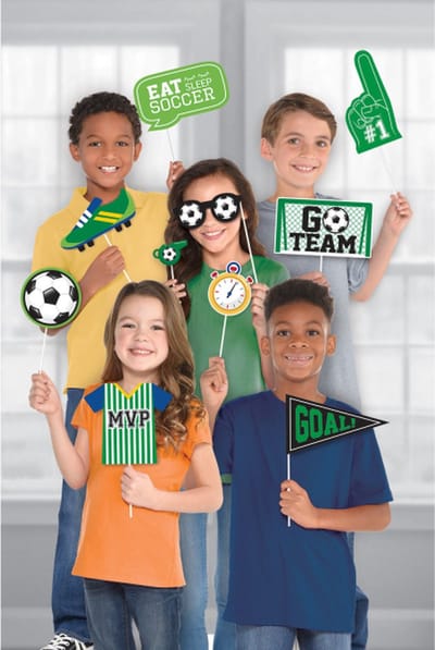 Amscan - Photoprops Voetbal - 13 stuks